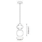 Jovilo Glass Pendant Light — product view 5