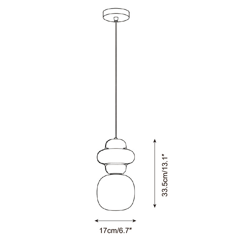 Jovilo Glass Pendant Light — product view 5