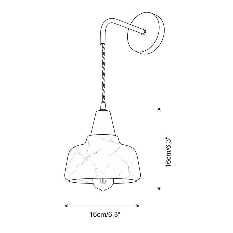 Rockford Alabaster Wall Sconce — product view 5