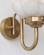 Lotus Flower Alabaster Wall Sconce — product view 13