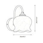 Millie Bells Alabaster Wall Sconce — product view 5