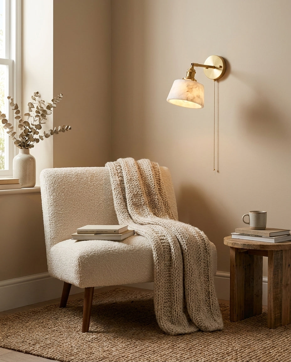 Cavella Alabaster Wall Sconce — product view 7