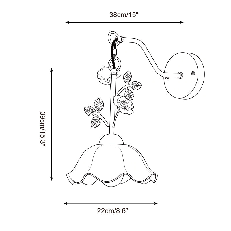 Rosethane Wall Sconce — product view 5