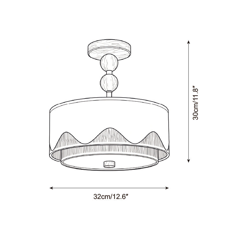 Crestwyn Semi-Flush Mount — product view 5