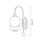 Laureden Glass Wall Sconce — product view 7