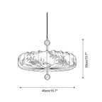 Pleated Corolla Pendant Light — product view 5