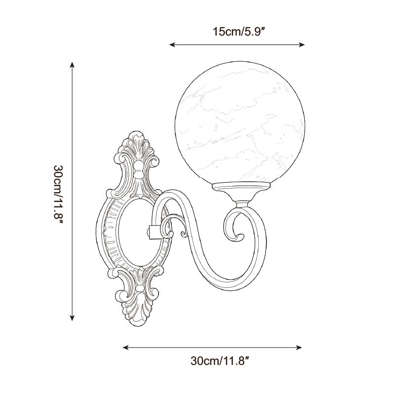 Vintarose Alabaster Wall Sconce — product view 5