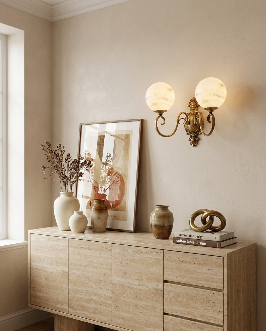 Vintarose Alabaster Wall Sconce — product view 9