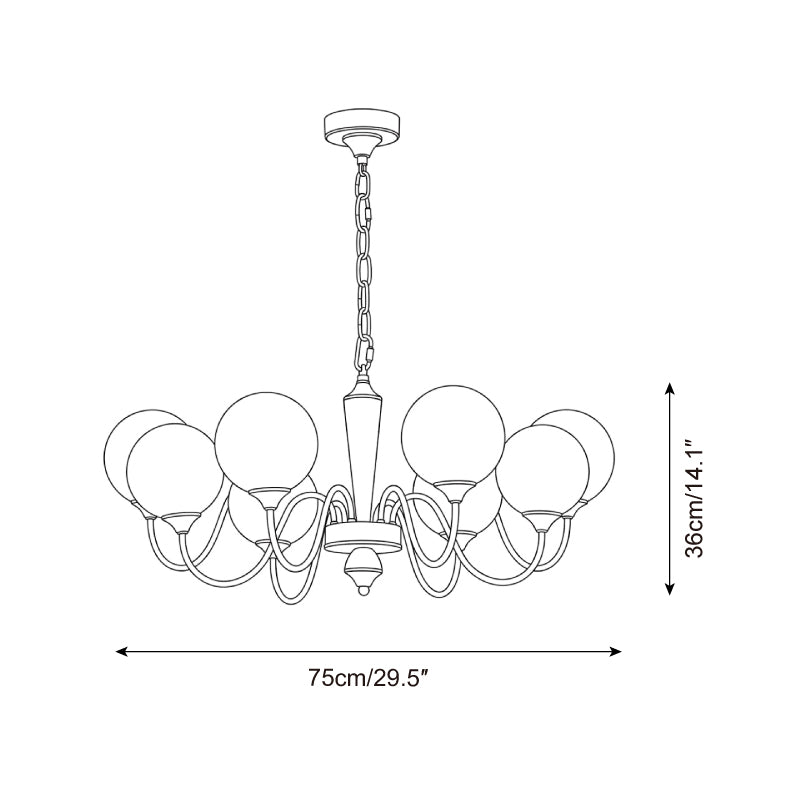 Cavella Chandelier — product view 6