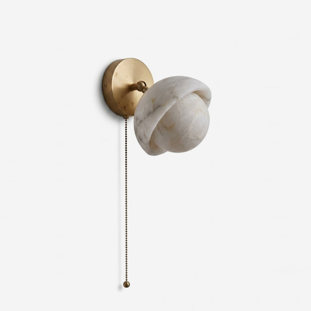 Eala Alabaster Wall Sconce — product view 1