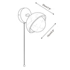 Eala Alabaster Wall Sconce — product view 5