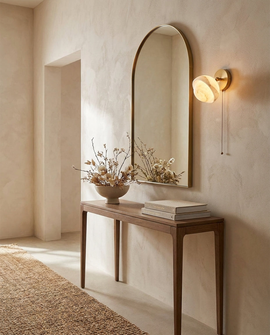 Eala Alabaster Wall Sconce — product view 7