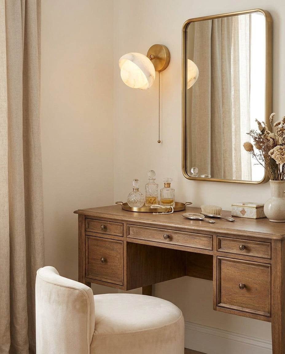 Eala Alabaster Wall Sconce — product view 10