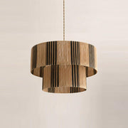 Natural Raffia & Black