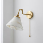 Aine Alabaster Wall Sconce — product view 2