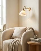 Aine Alabaster Wall Sconce — product view 4