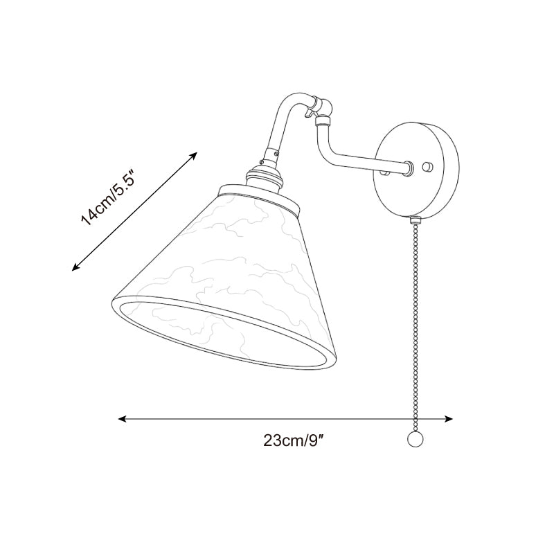 Aine Alabaster Wall Sconce — product view 5