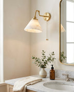 Aine Alabaster Wall Sconce — product view 9