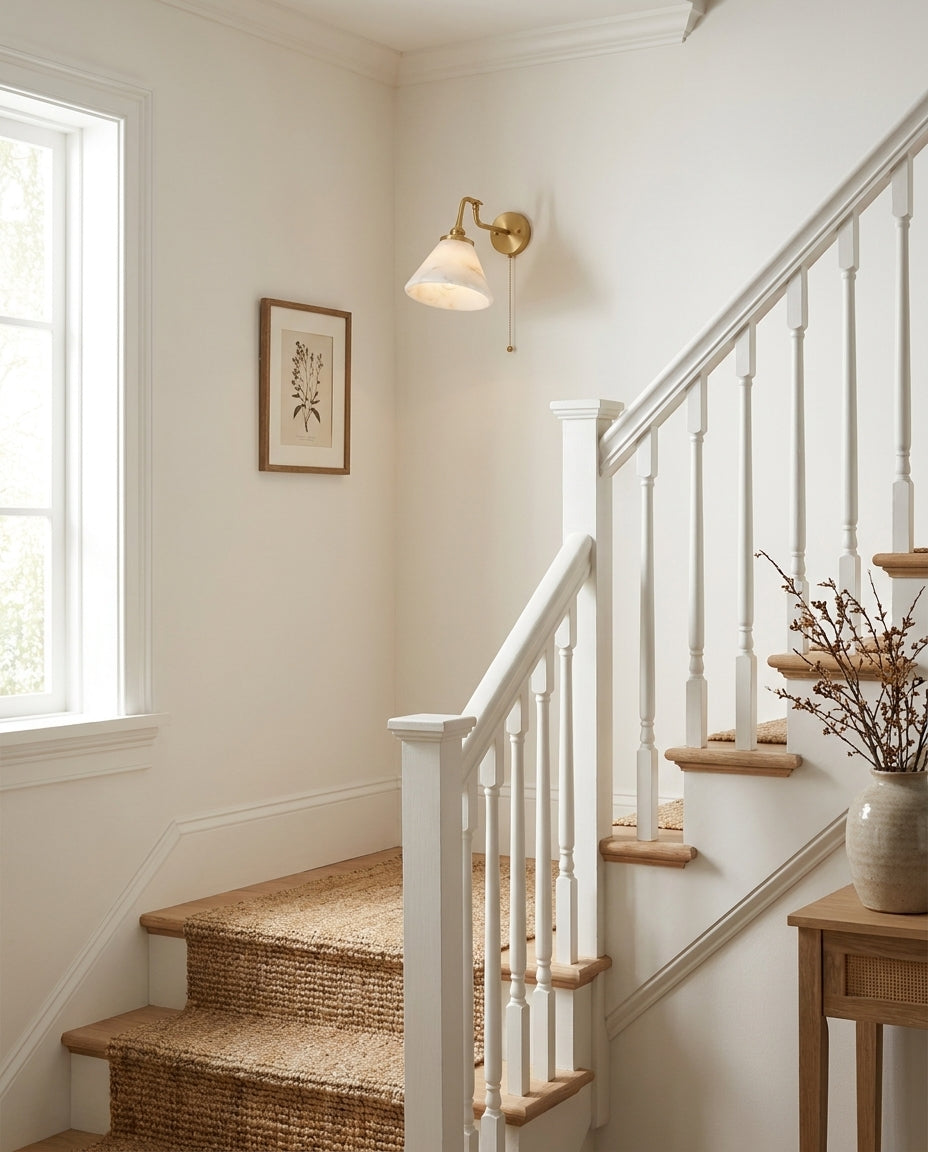 Aine Alabaster Wall Sconce — product view 10