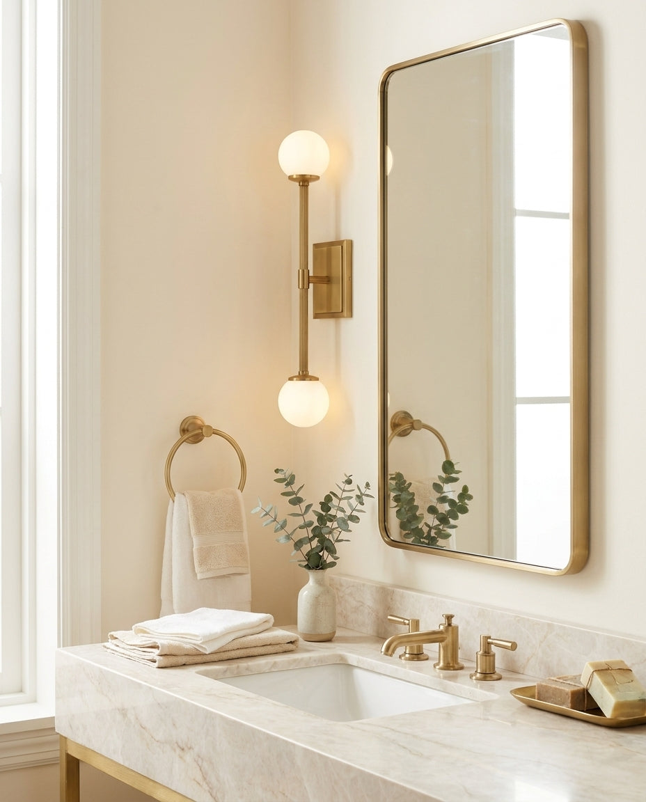 Leviano Brass Wall Sconce — product view 7