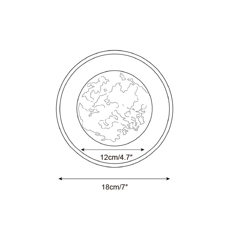Dura Round Alabaster Wall Sconce — product view 5