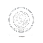 Dura Round Alabaster Wall Sconce — product view 7