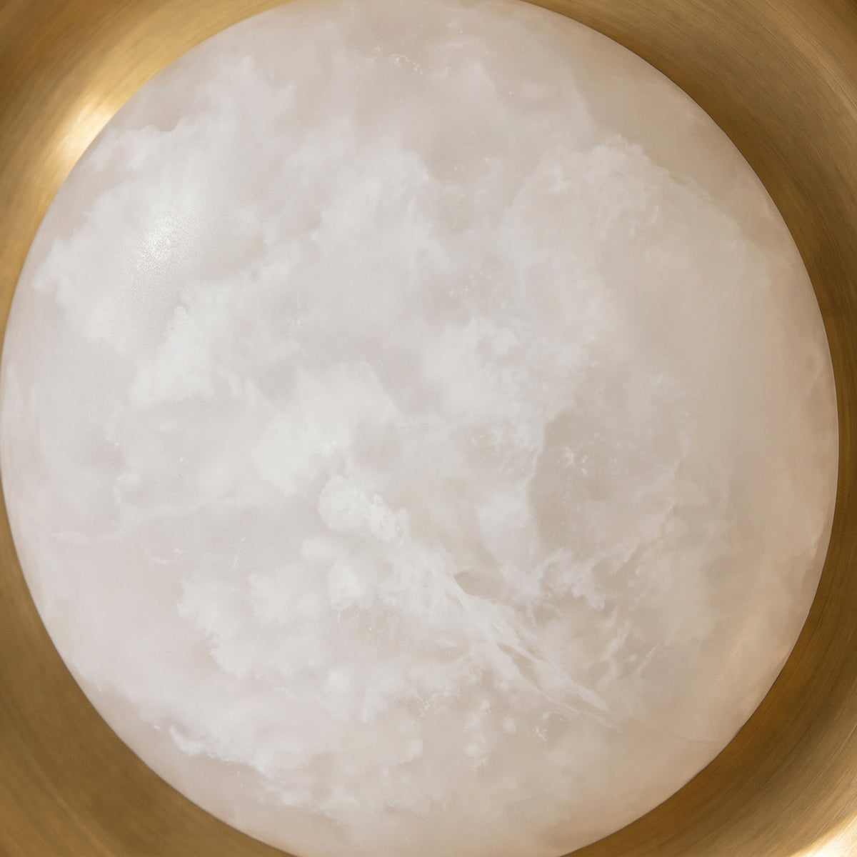 Dura Round Alabaster Wall Sconce — product view 13