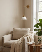 Marlowe Alabaster Wall Sconce — product view 4