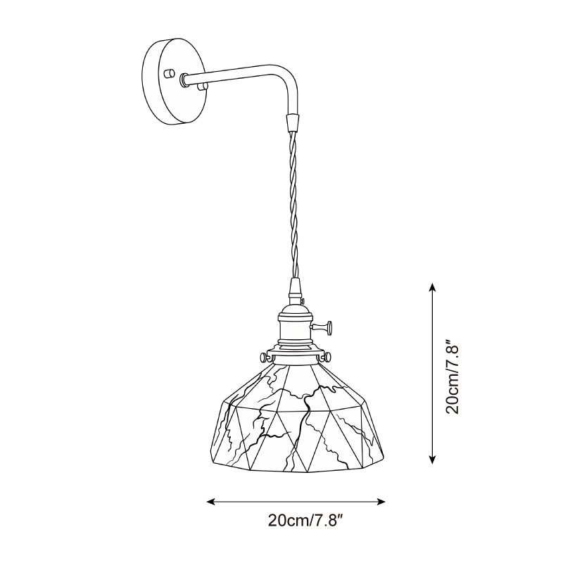 Marlowe Alabaster Wall Sconce — product view 5