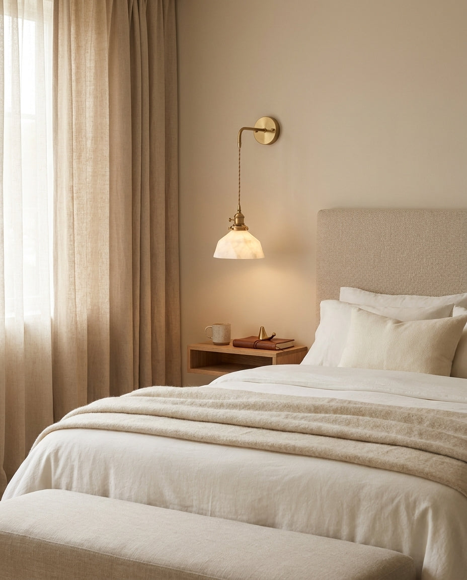 Marlowe Alabaster Wall Sconce — product view 7