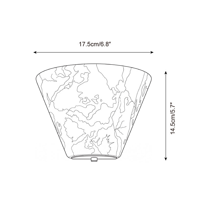 Fun Guy Alabaster Wall Sconce — product view 5