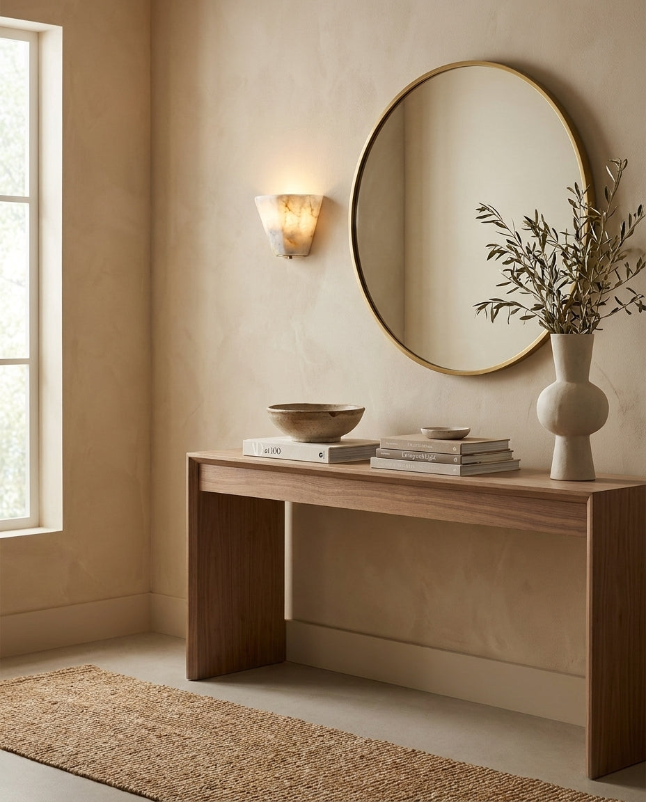 Fun Guy Alabaster Wall Sconce — product view 6