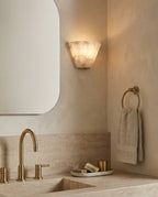 Fun Guy Alabaster Wall Sconce — product view 7