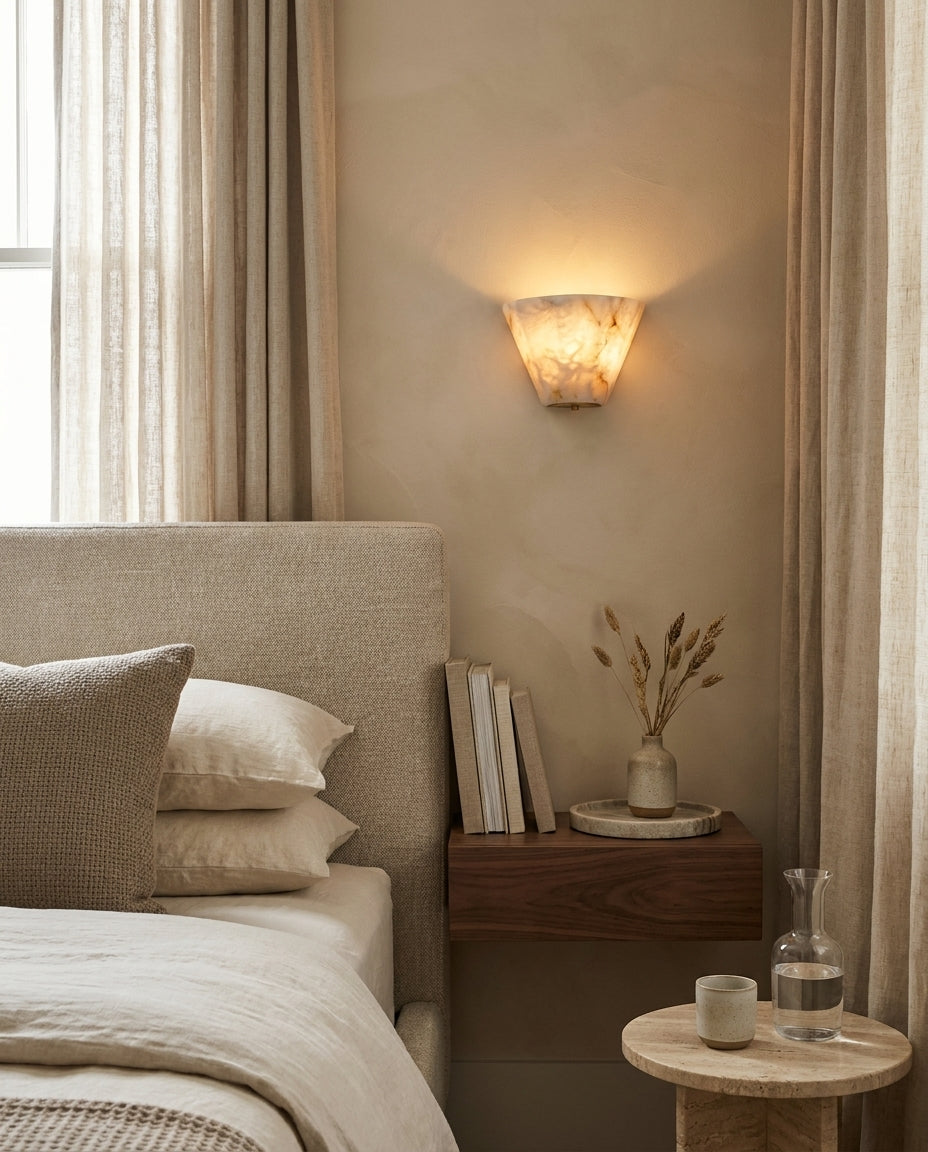 Fun Guy Alabaster Wall Sconce — product view 9