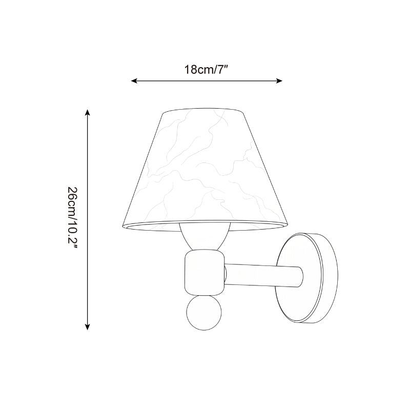 Contrast Alabaster Wall Sconce — product view 5