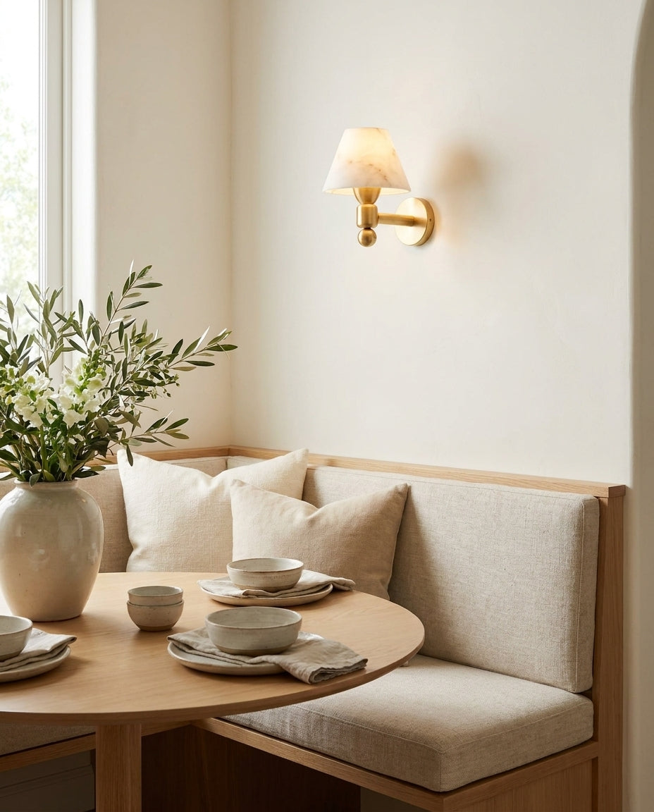 Contrast Alabaster Wall Sconce — product view 7