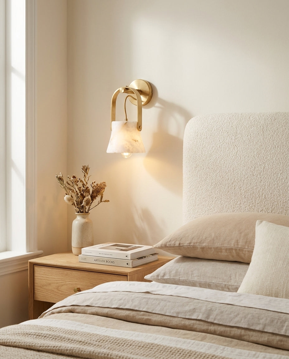 Marrakech Alabaster Wall Sconce — product view 3