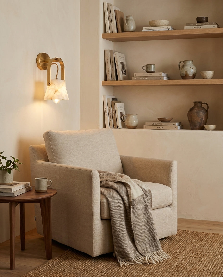 Marrakech Alabaster Wall Sconce — product view 10