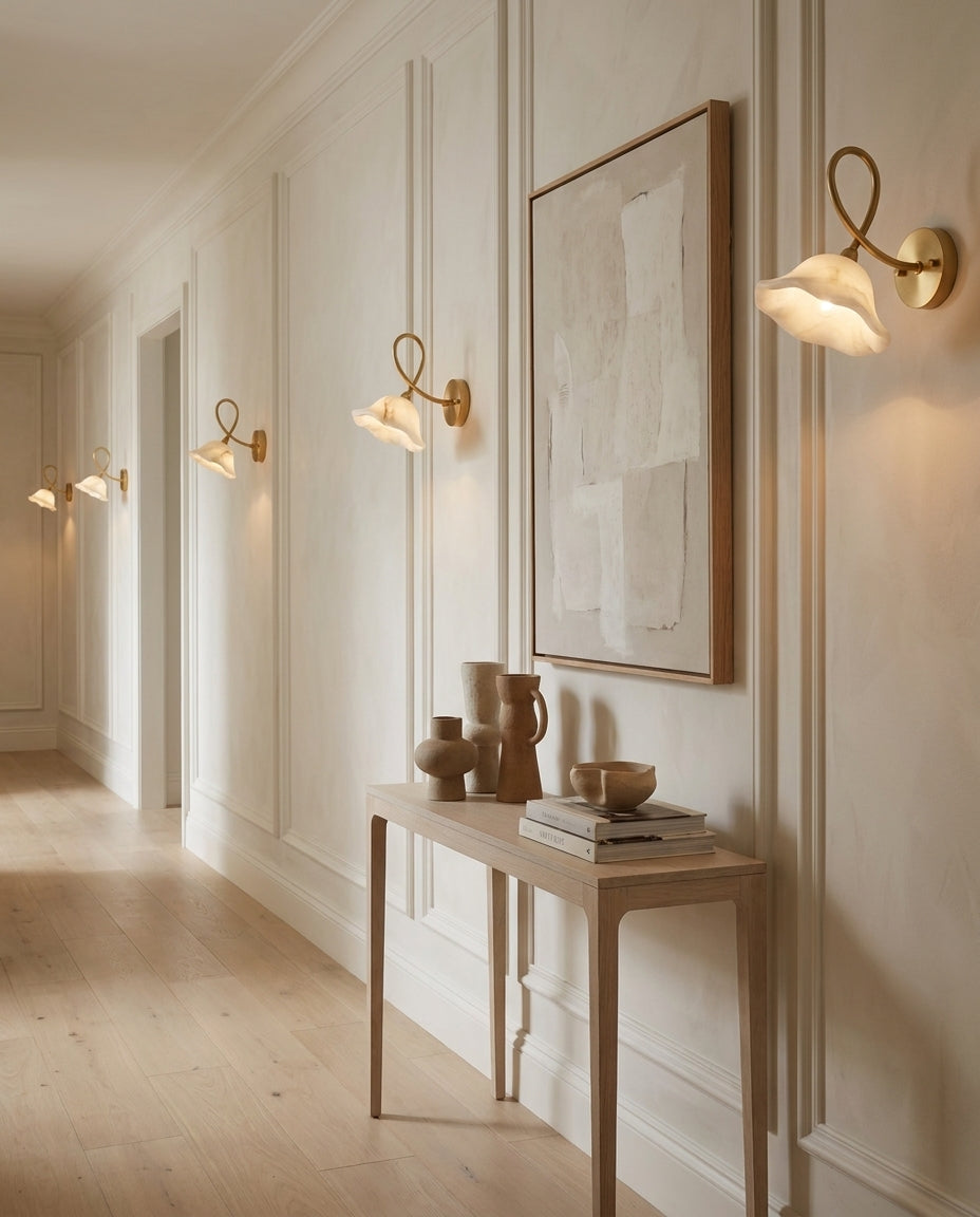 Century Alabaster Wall Sconce — product view 6