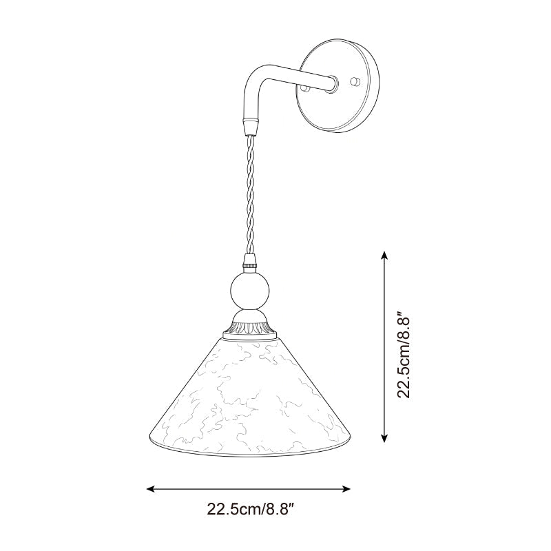 Norvian Alabaster Wall Sconce — product view 5