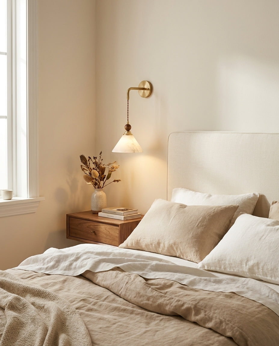 Norvian Alabaster Wall Sconce — product view 6