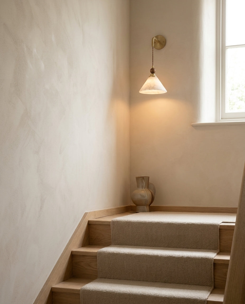 Norvian Alabaster Wall Sconce — product view 10