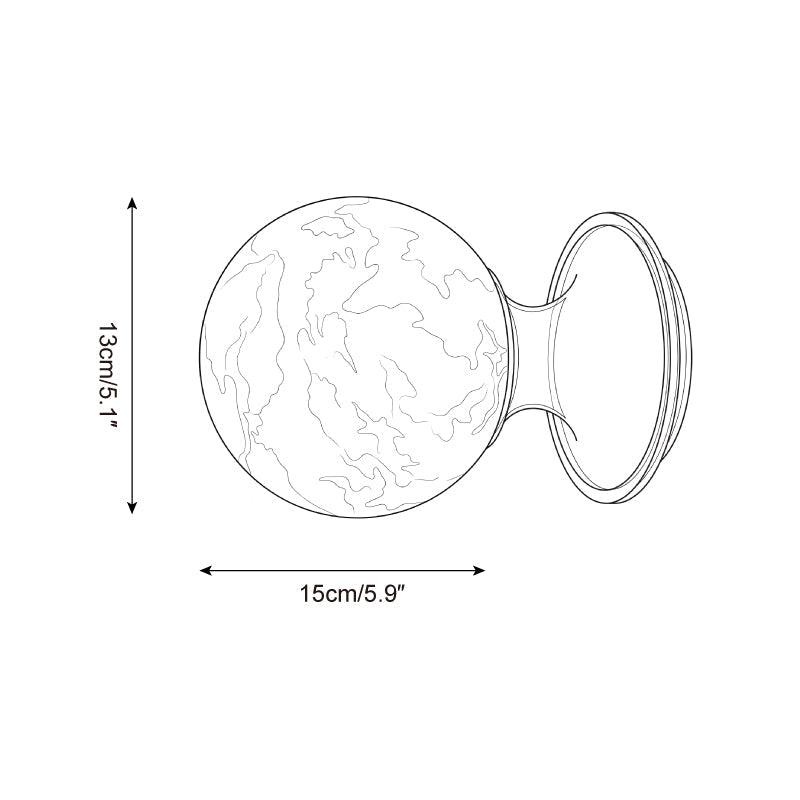 Radiora Alabaster Wall Sconce — product view 5