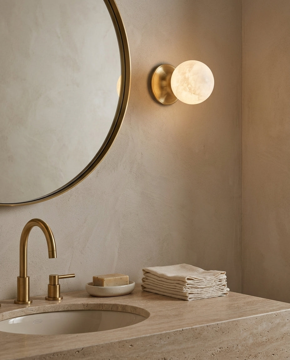 Radiora Alabaster Wall Sconce — product view 6