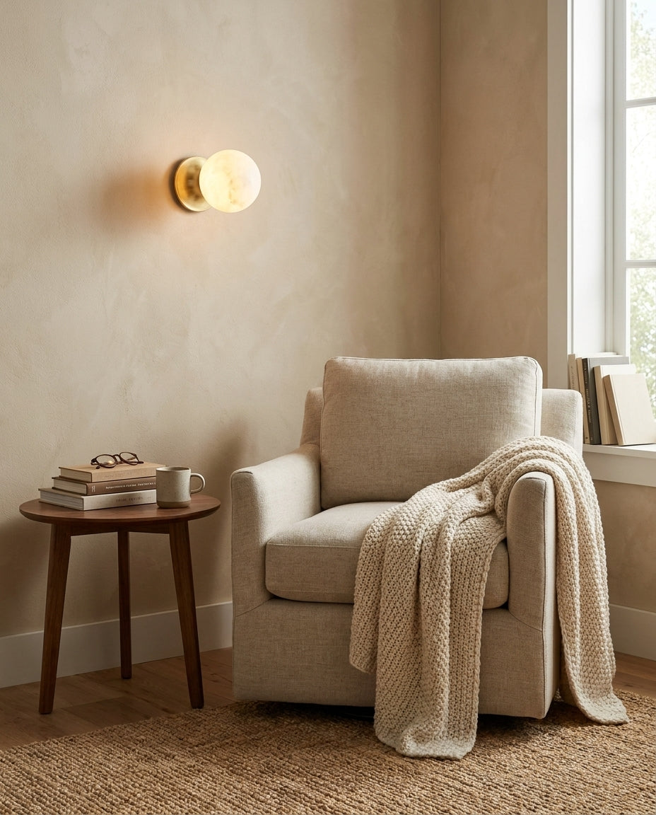 Radiora Alabaster Wall Sconce — product view 7