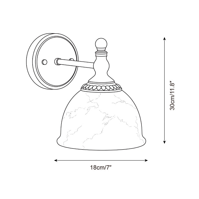 Mishya Alabaster Wall Sconce — product view 5