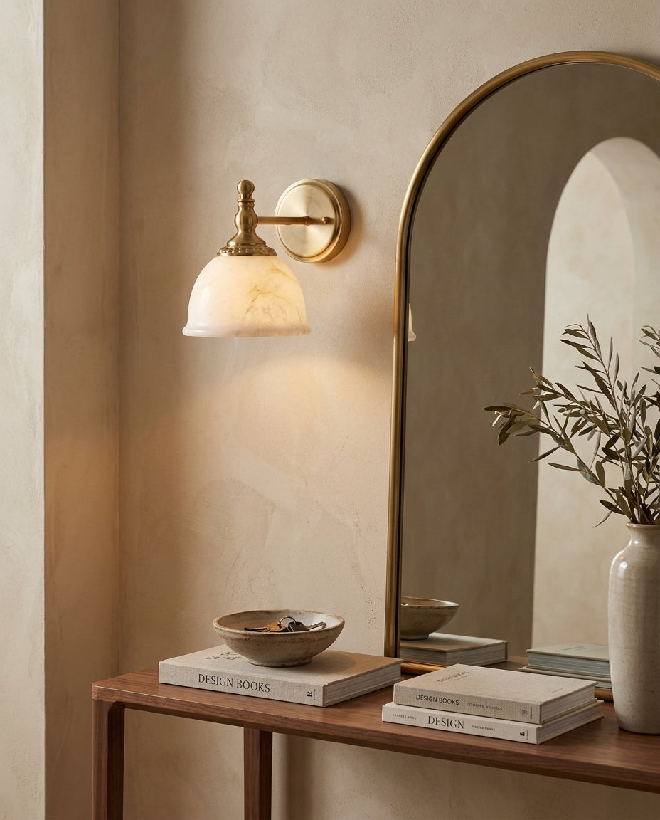Mishya Alabaster Wall Sconce — product view 6