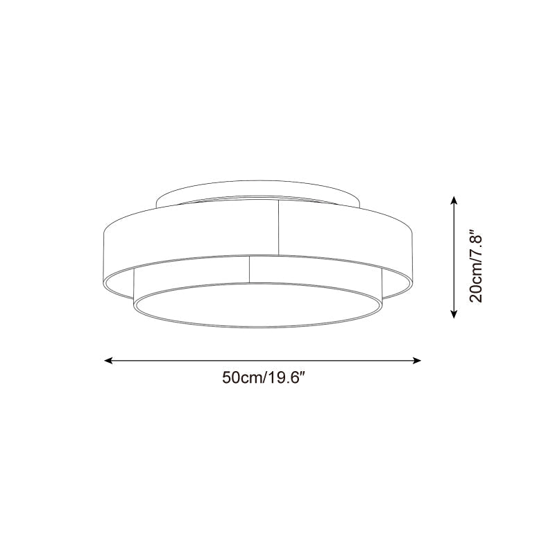 Tesselle Flush Mount Ceiling Light — product view 5