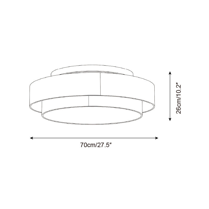 Tesselle Flush Mount Ceiling Light — product view 6