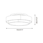 Tesselle Flush Mount Ceiling Light — product view 6